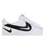 Nike Air Force 1 Low '07 FM Cut Out Swoosh White Black – detail | Purekickz