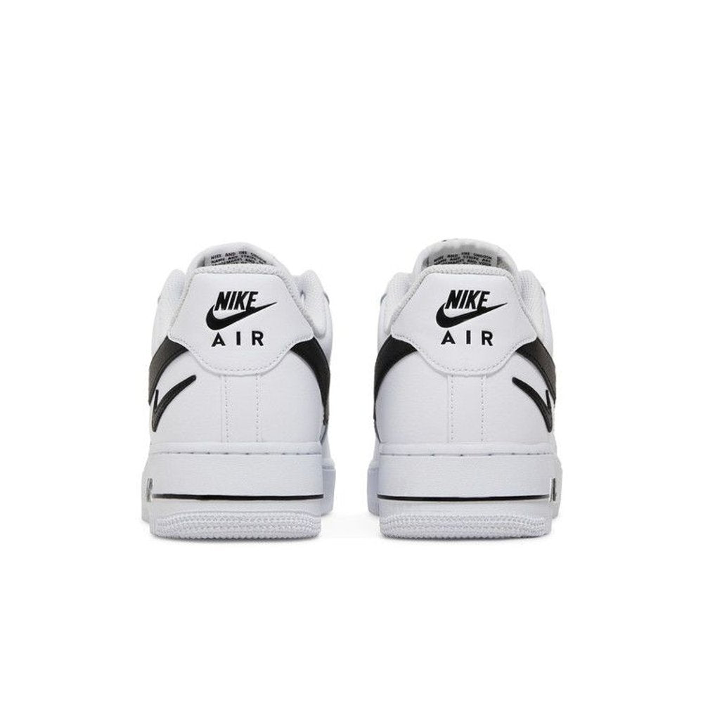 Nike Air Force 1 Low '07 FM Cut Out Swoosh White Black – podrážka | Purekickz