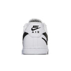 Nike Air Force 1 Low '07 FM Cut Out Swoosh White Black – detail materiálu | Purekickz