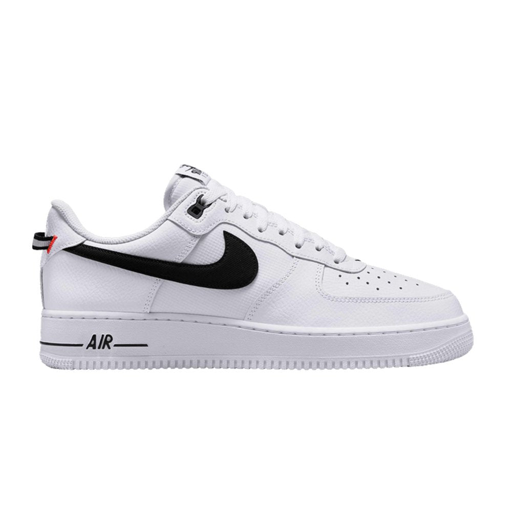 Nike Air Force 1 Low '07 LV8 White Black Bright Crimson – hlavní pohled | Purekickz