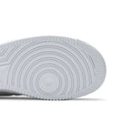 Nike Air Force 1 Low 07 Pebbled Pure Platinum – pohled shora | Purekickz