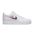 Nike Air Force 1 Low '07 Quadruple Swoosh White Navy Crimson – hlavní pohled | Purekickz