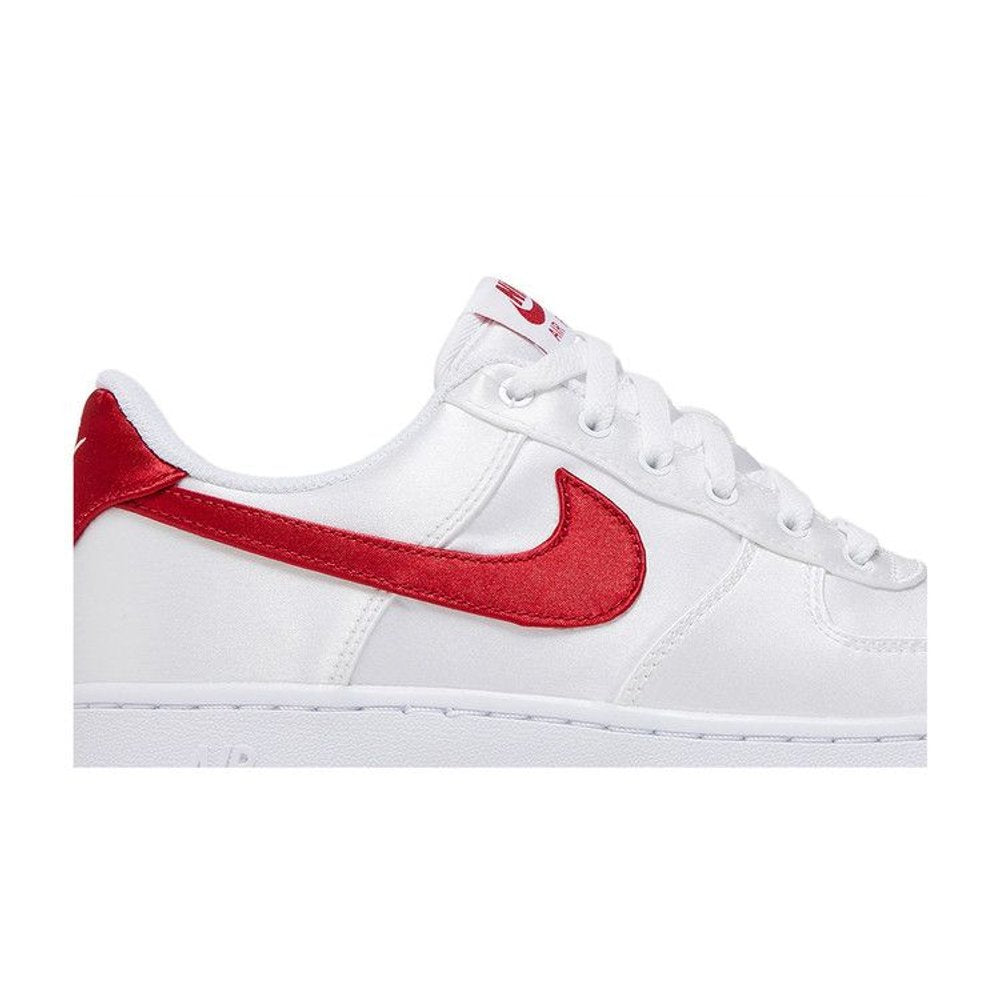 Nike Air Force 1 Low '07 Satin White Varsity Red (W) – detail | Purekickz