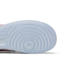 Nike Air Force 1 Low '07 Satin White Varsity Red (W) – pohled shora | Purekickz