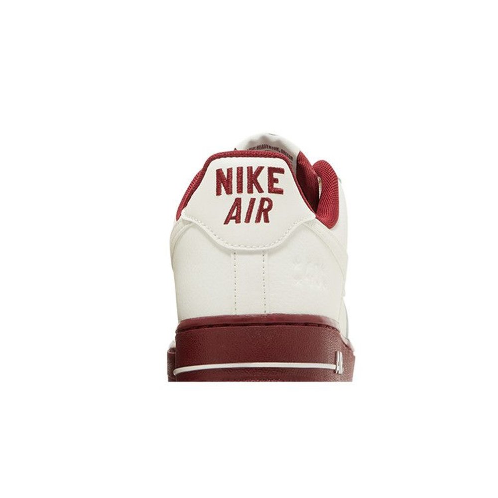 Nike Air Force 1 Low '07 SE 40th Anniversary Edition Sail Team Red (W) – detail materiálu | Purekickz