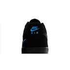Nike Air Force 1 Low '07 SE Black University Blue – detail materiálu | Purekickz