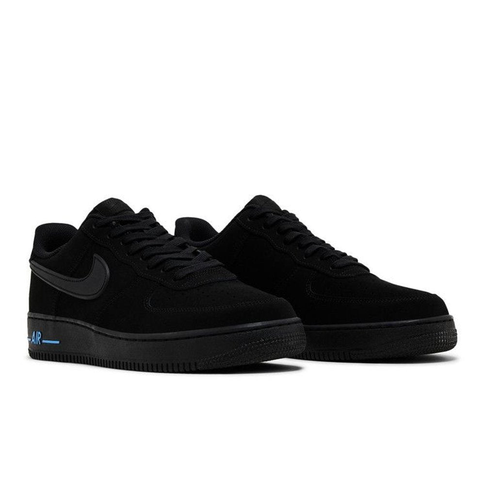 Nike Air Force 1 Low '07 SE Black University Blue – lifestyle foto | Purekickz