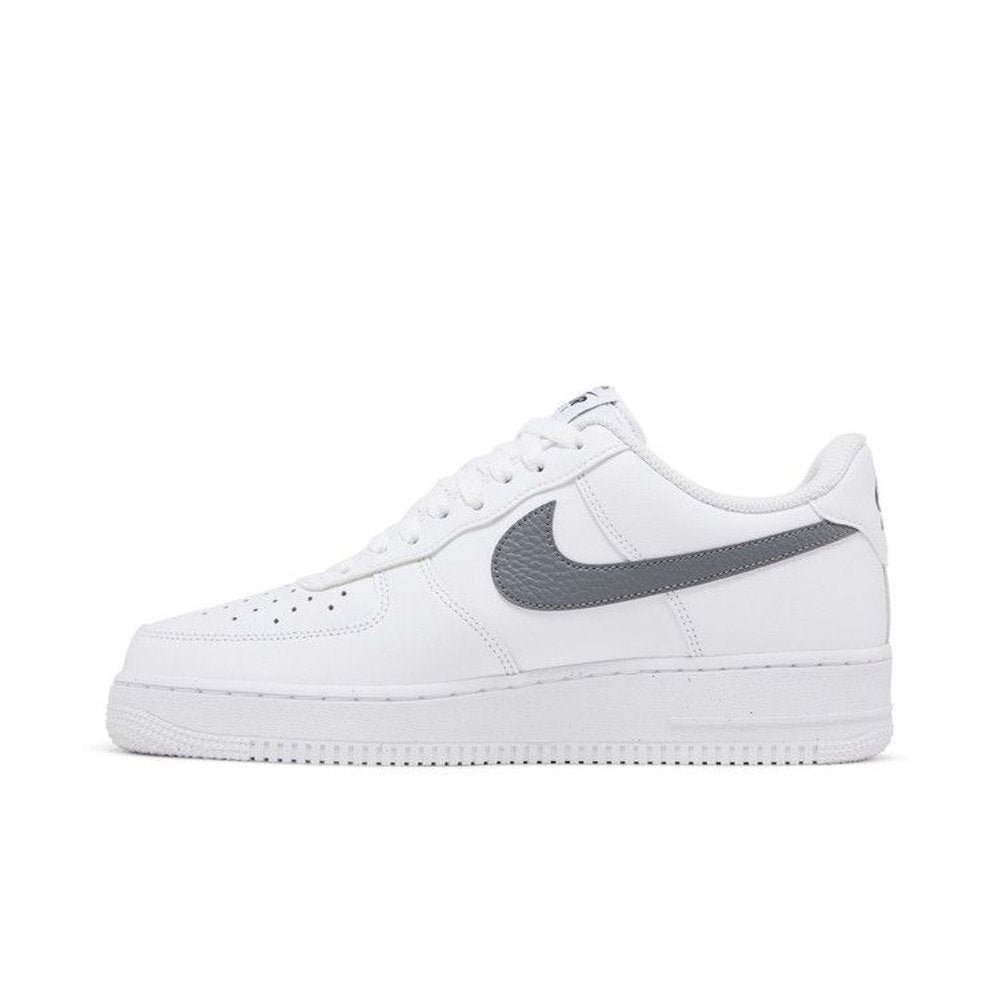 Nike Air Force 1 Low '07 Spray Paint Swoosh White Black Grey – hlavní pohled | Purekickz