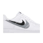 Nike Air Force 1 Low '07 Spray Paint Swoosh White Black Grey – detail | Purekickz
