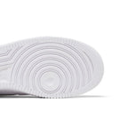 Nike Air Force 1 Low '07 Spray Paint Swoosh White Black Grey – pohled shora | Purekickz
