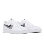 Nike Air Force 1 Low '07 Spray Paint Swoosh White Black Grey – lifestyle foto | Purekickz
