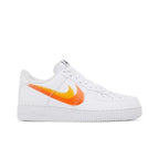 Nike Air Force 1 Low '07 Spray Paint Swoosh White Safety Orange