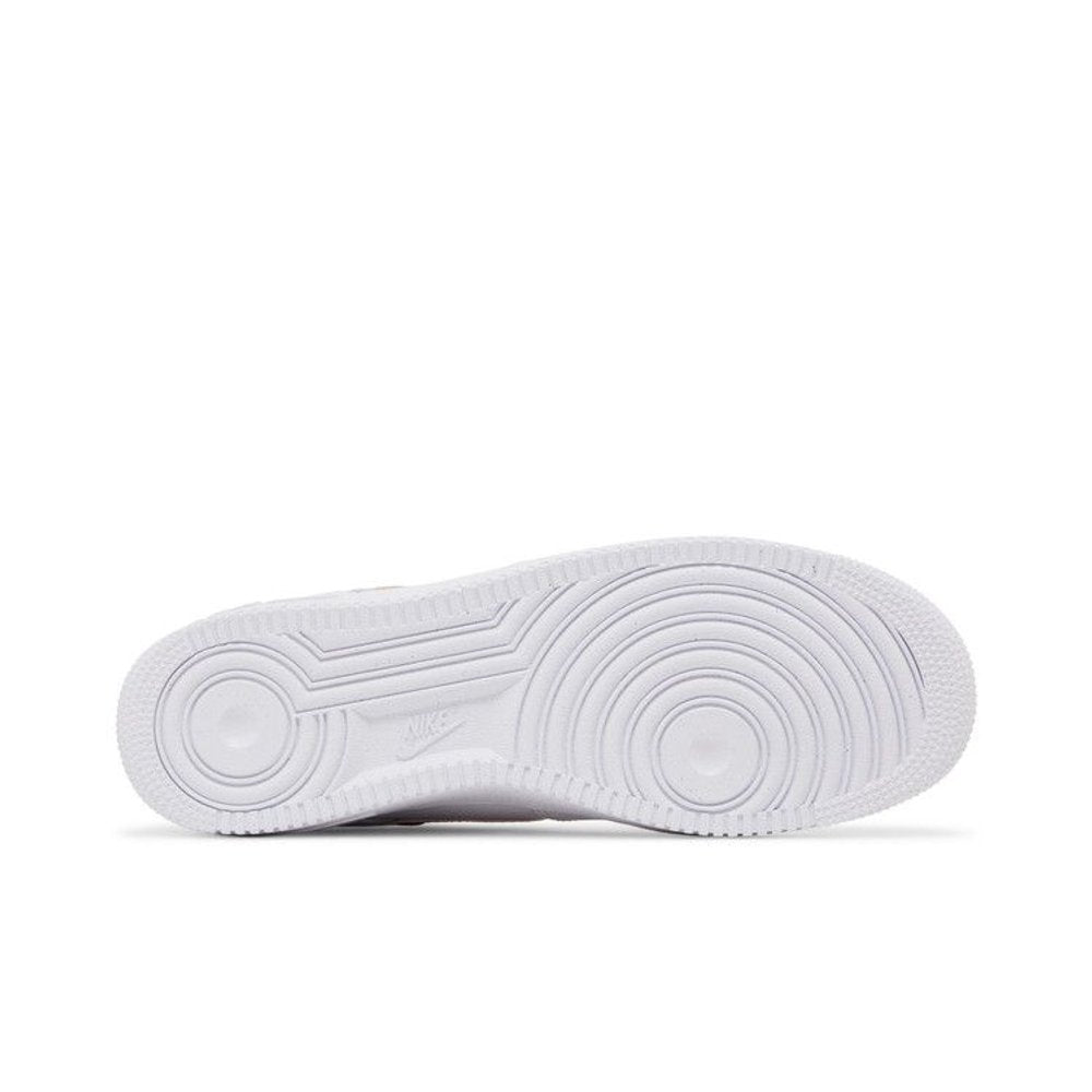 Nike Air Force 1 Low '07 Spray Paint Swoosh White Safety Orange