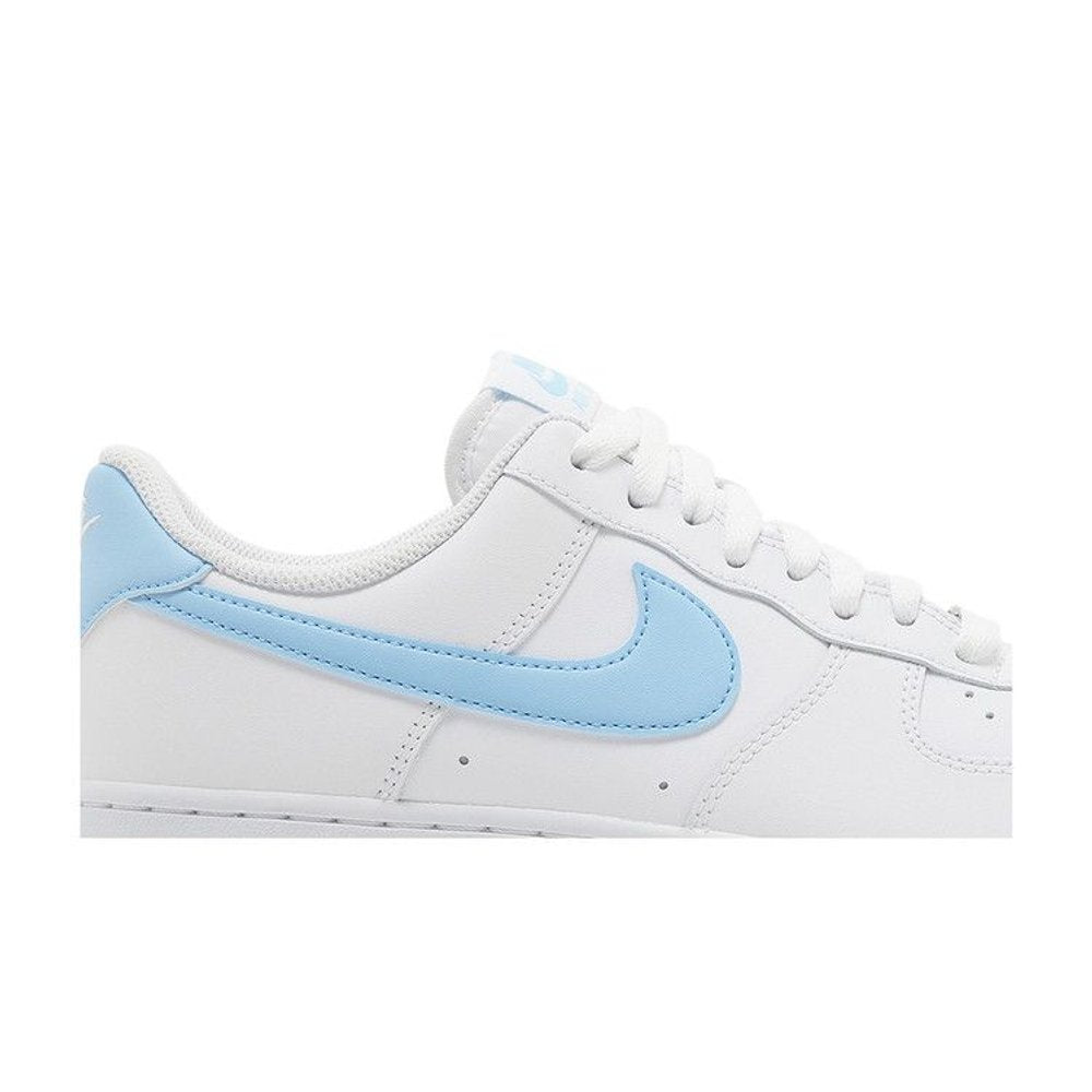 Nike Air Force 1 Low '07 White Aquarius Blue – detail | Purekickz
