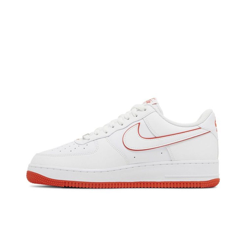 Nike Air Force 1 Low '07 White Picante Red – hlavní pohled | Purekickz