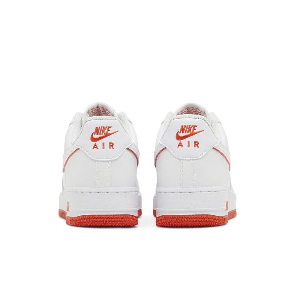 Nike Air Force 1 Low '07 White Picante Red – podrážka | Purekickz