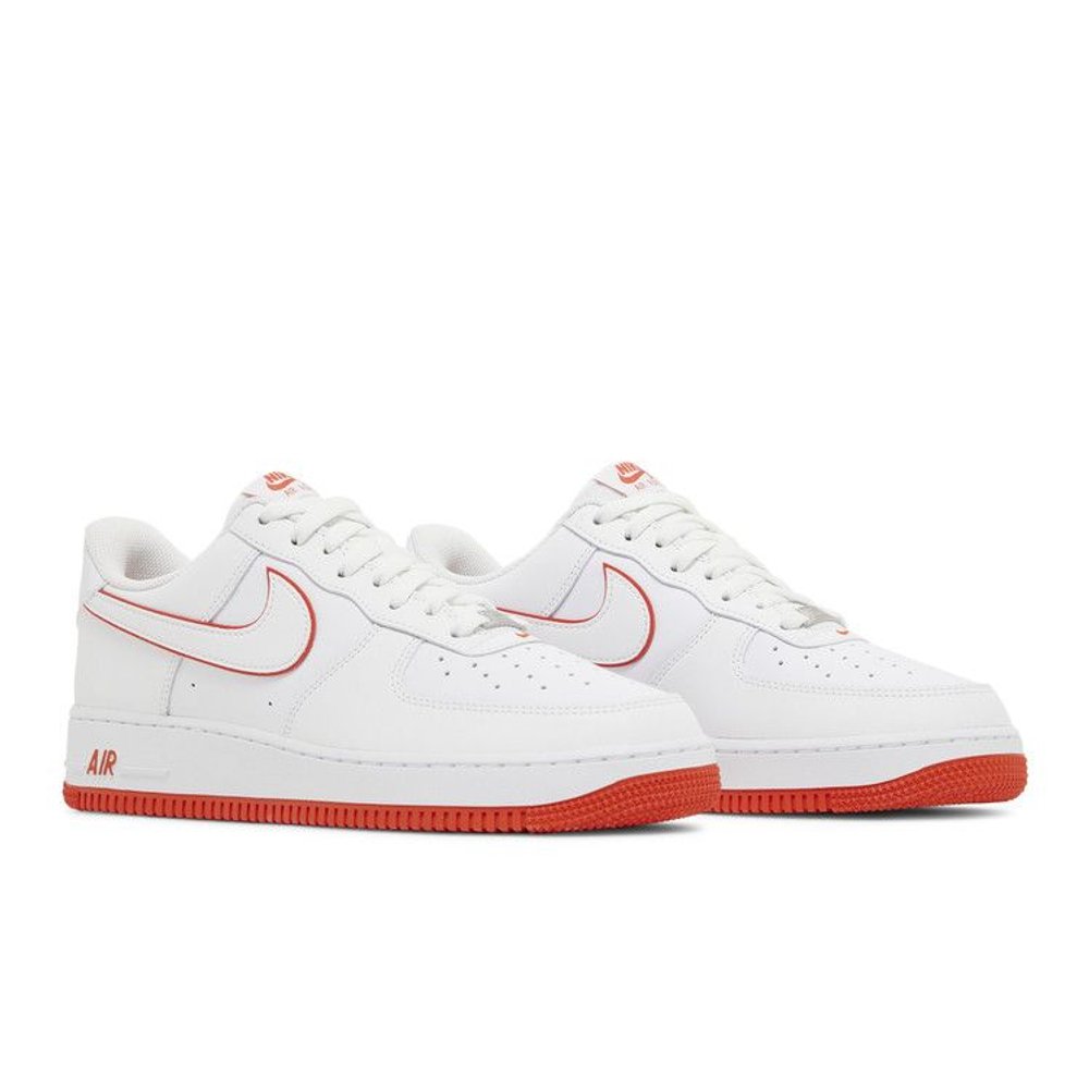 Nike Air Force 1 Low '07 White Picante Red – lifestyle foto | Purekickz