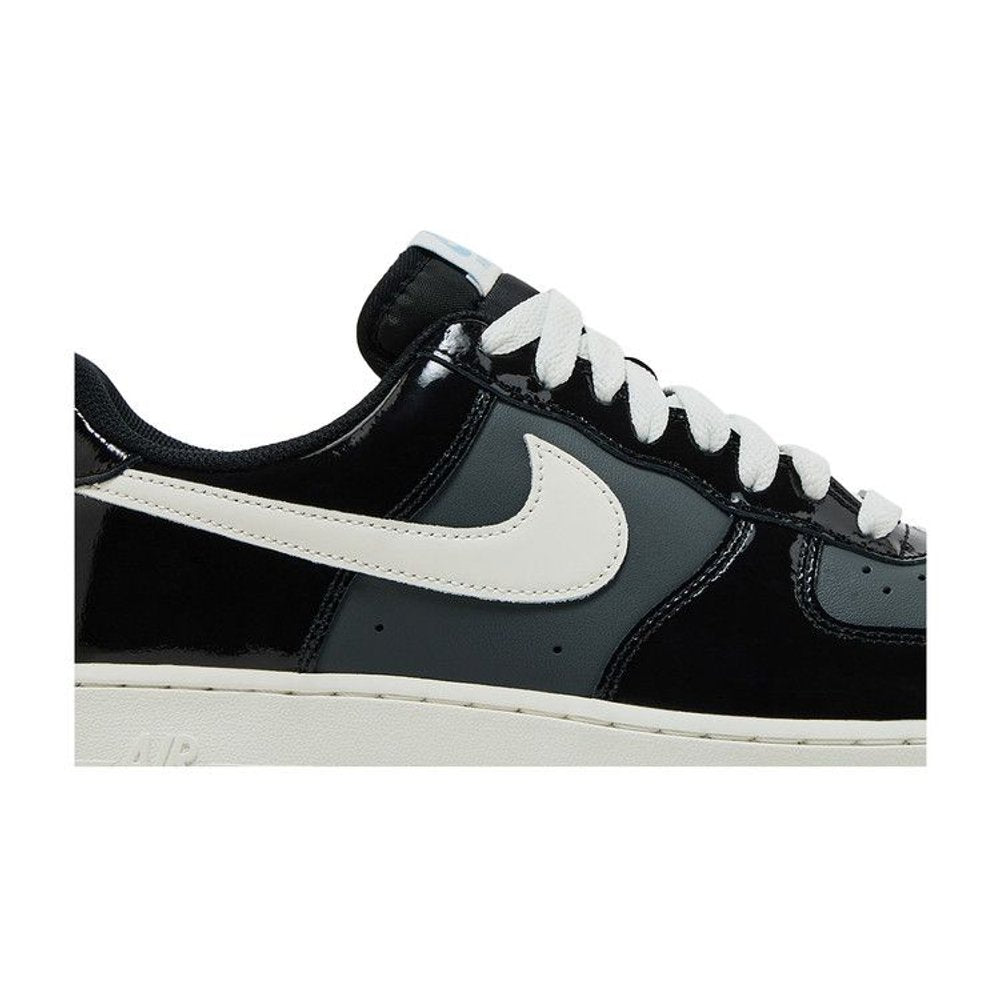Nike Air Force 1 Low Black Iron Grey Patent – detail | Purekickz