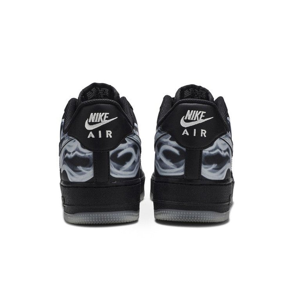 Nike Air Force 1 Low Black Skeleton Halloween (2019) – podrážka | Purekickz