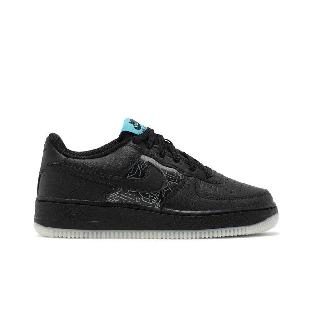 Nike Air Force 1 Low Computer Chip Space Jam (GS) – boční pohled | Purekickz