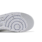 Nike Air Force 1 Low Crater Flyknit White – pohled shora | Purekickz