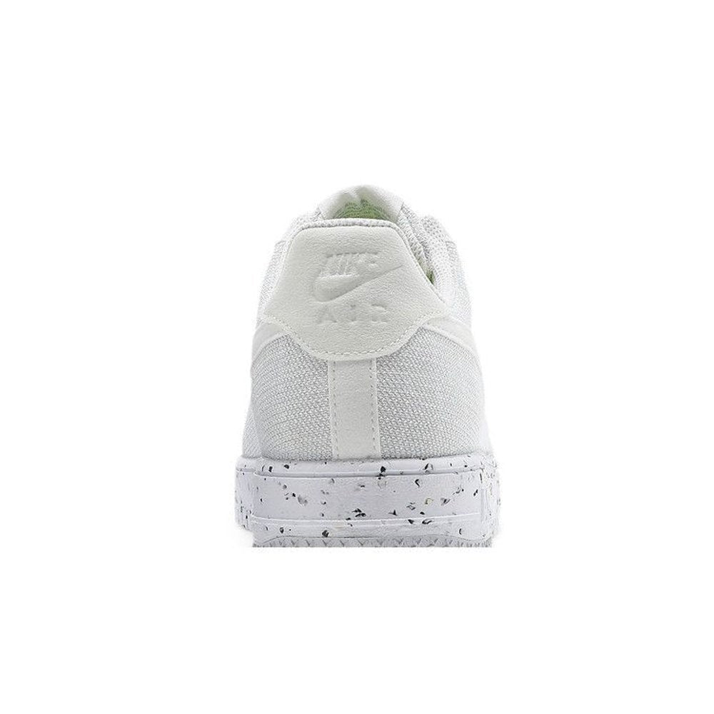 Nike Air Force 1 Low Crater Flyknit White – detail materiálu | Purekickz