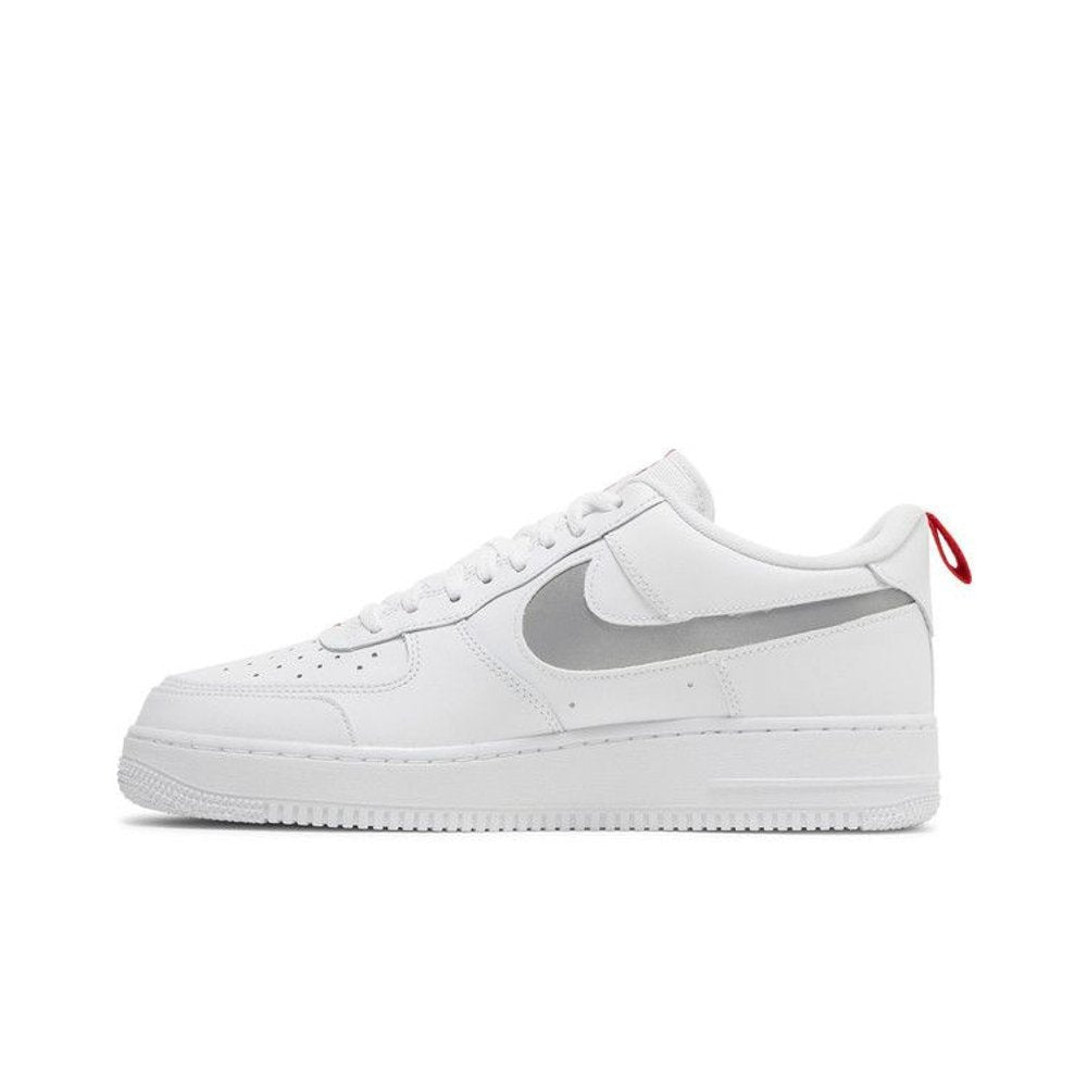 Nike Air Force 1 Low Cut Out Swoosh - White – hlavní pohled | Purekickz