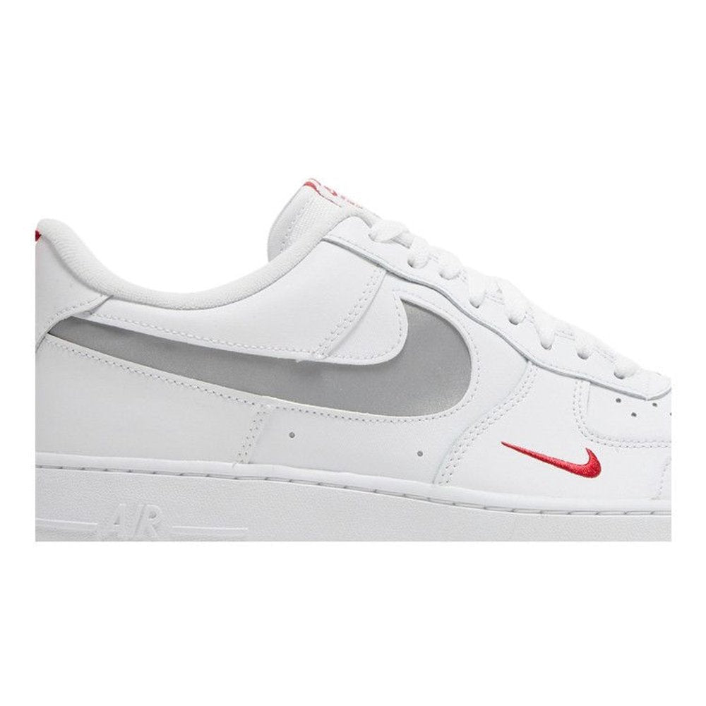 Nike Air Force 1 Low Cut Out Swoosh - White – detail | Purekickz