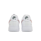 Nike Air Force 1 Low Just Do It White Noble Green Metallic Silver University Red – podrážka | Purekickz