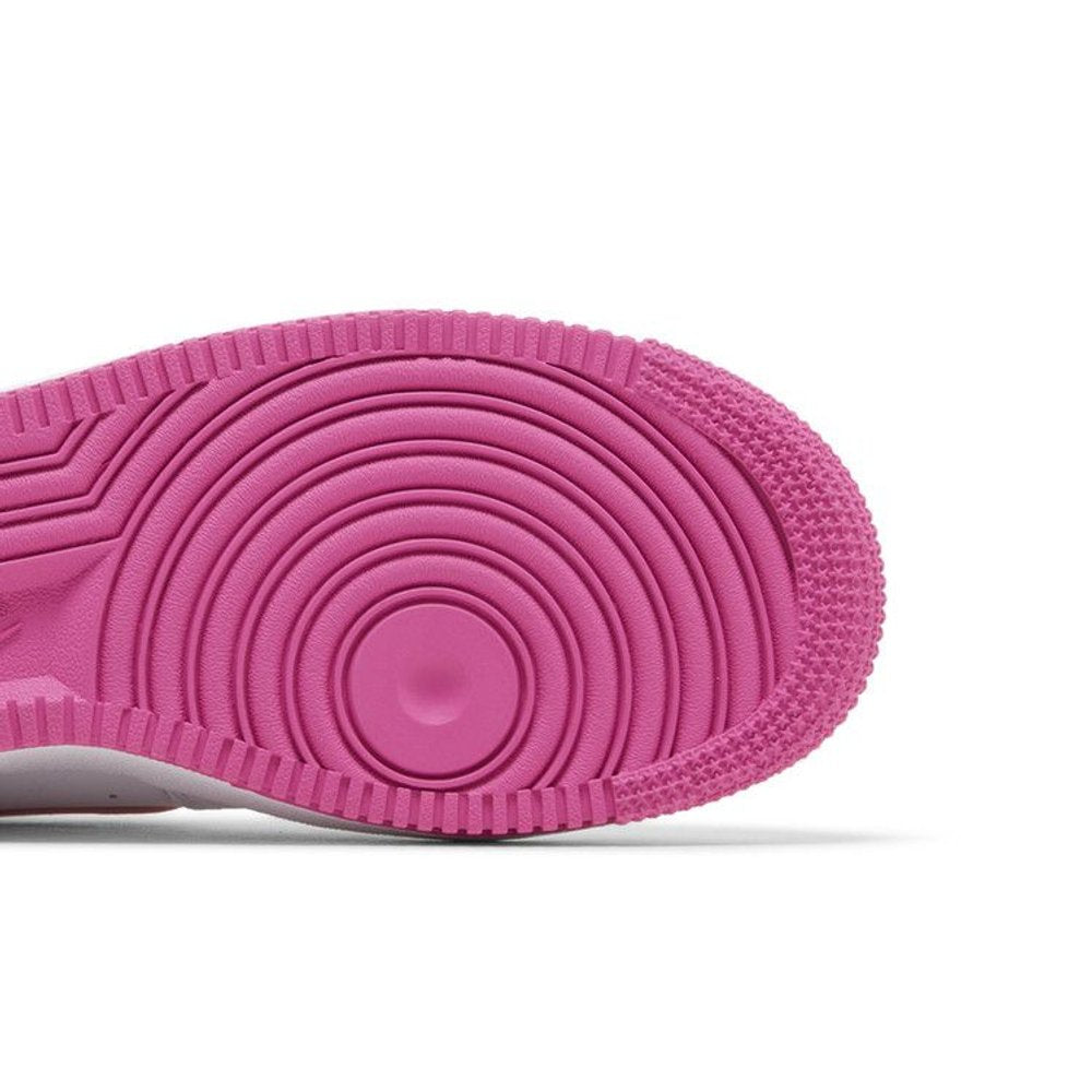 Nike Air Force 1 Low Laser Fuchsia (GS) – pohled shora | Purekickz