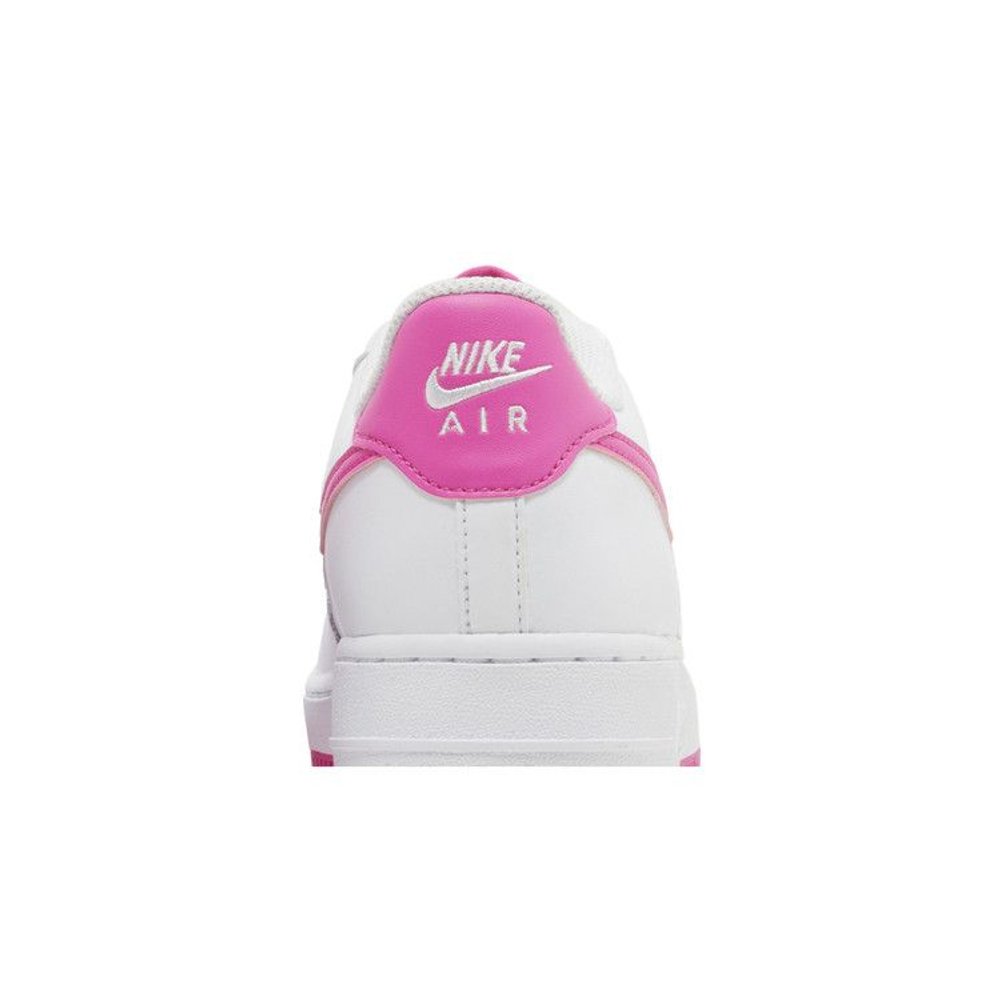 Nike Air Force 1 Low Laser Fuchsia (GS) – detail materiálu | Purekickz