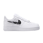 Nike Air Force 1 Low Liquid Metal Swoosh – boční pohled | Purekickz