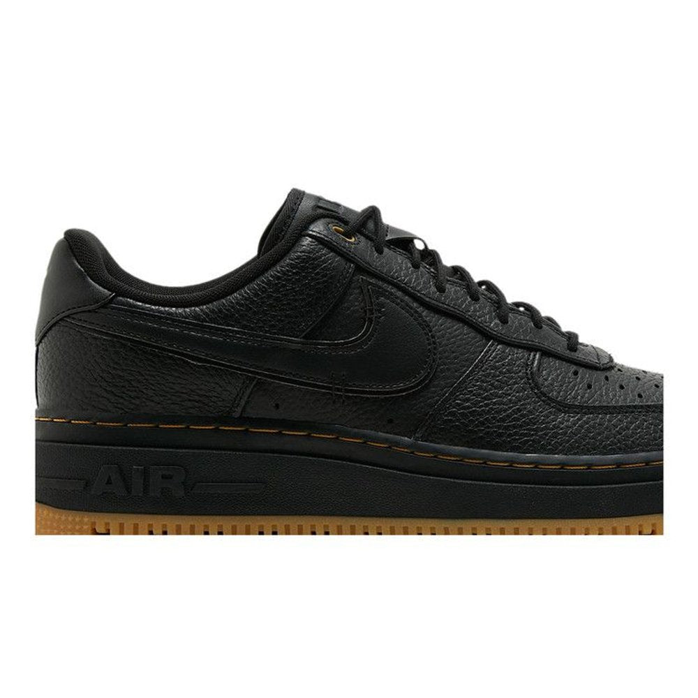 Nike Air Force 1 Low Luxe Black Gum – detail | Purekickz