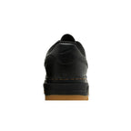 Nike Air Force 1 Low Luxe Black Gum – detail materiálu | Purekickz