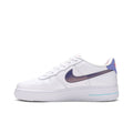 Nike Air Force 1 Low LV8 White Dark Purple (GS) – hlavní pohled | Purekickz
