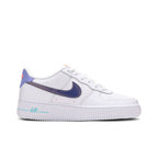 Nike Air Force 1 Low LV8 White Dark Purple (GS) – boční pohled | Purekickz