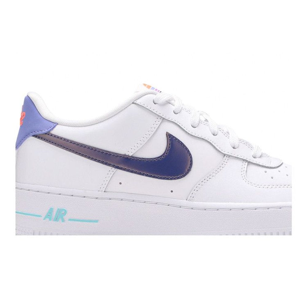 Nike Air Force 1 Low LV8 White Dark Purple (GS) – detail | Purekickz