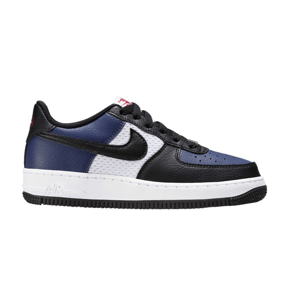 Nike Air Force 1 Low Midnight Navy Black (GS) – boční pohled | Purekickz
