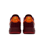 Nike Air Force 1 Low Patent Leather Dark Team Red Safety Orange – podrážka | Purekickz