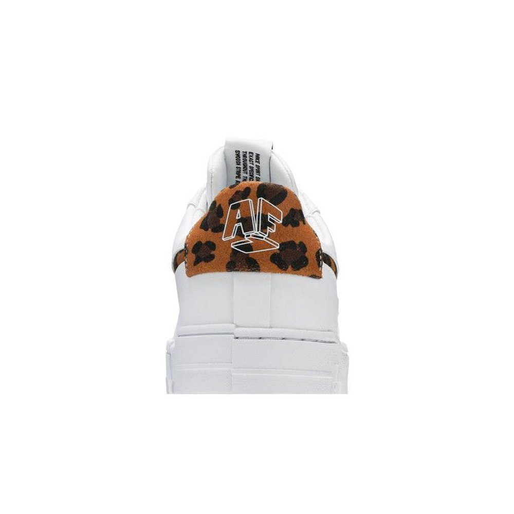 Nike Air Force 1 Low Pixel SE White Leopard – detail materiálu | Purekickz