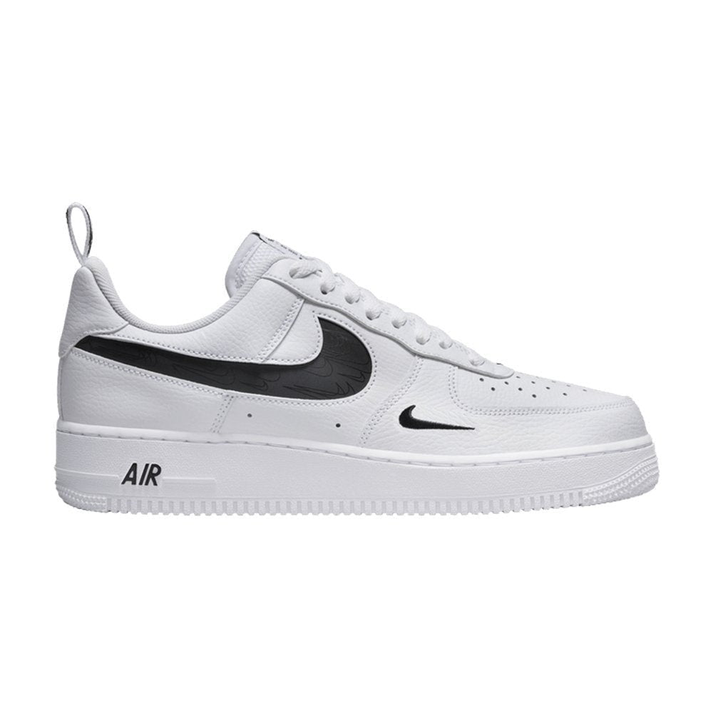 Nike Air Force 1 Low Reflective Swoosh White Black – boční pohled | Purekickz