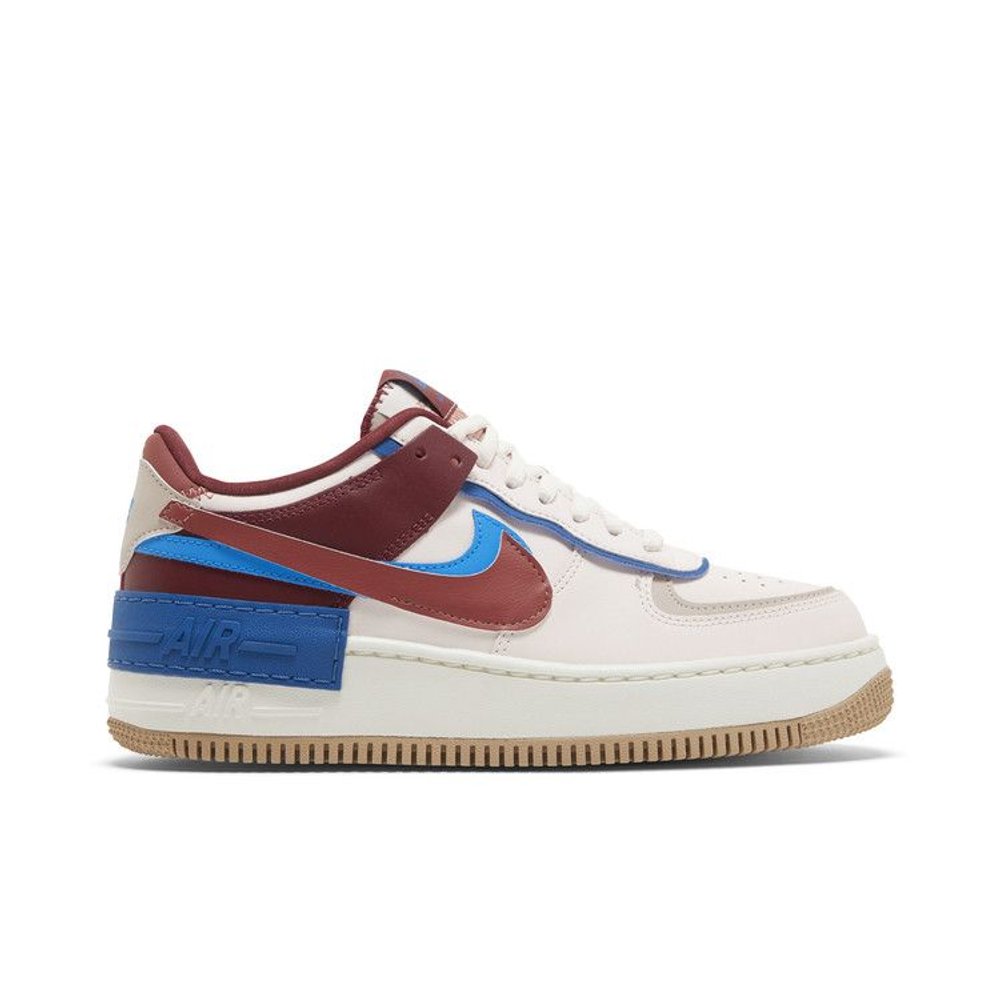 Nike Air Force 1 Low Shadow Light Soft Pink Team Red Blue (W) – boční pohled | Purekickz