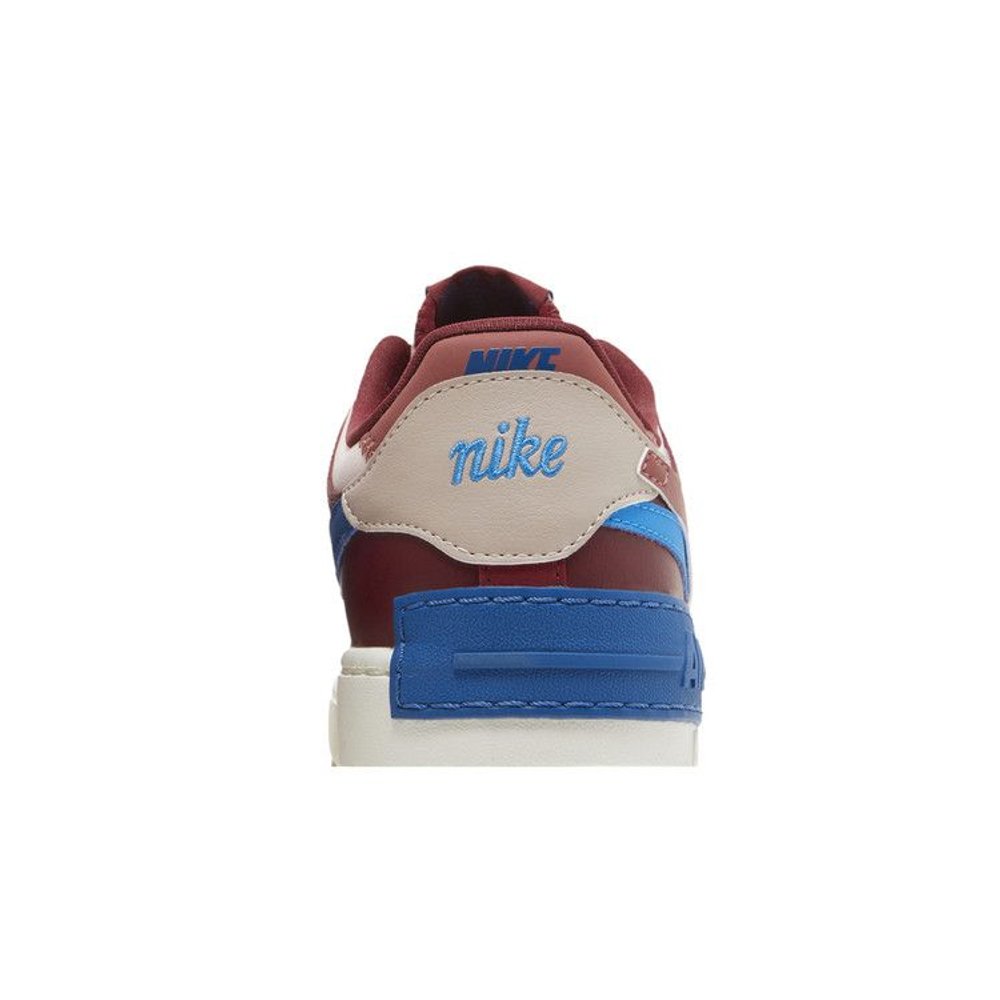 Nike Air Force 1 Low Shadow Light Soft Pink Team Red Blue (W) – detail materiálu | Purekickz