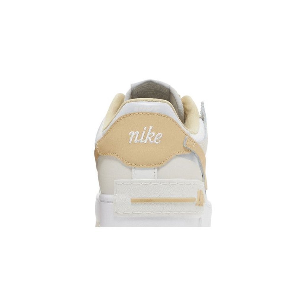 Nike Air Force 1 Low Shadow Sail Tan – detail materiálu | Purekickz