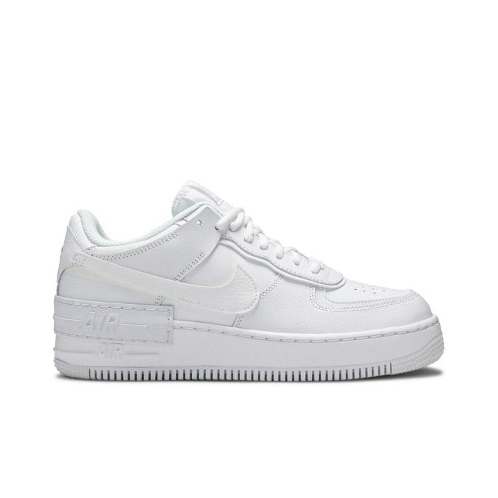 Nike Air Force 1 Low Shadow Triple White (W) – boční pohled | Purekickz