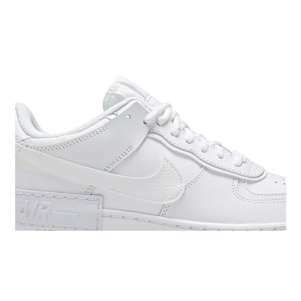 Nike Air Force 1 Low Shadow Triple White (W) – detail | Purekickz