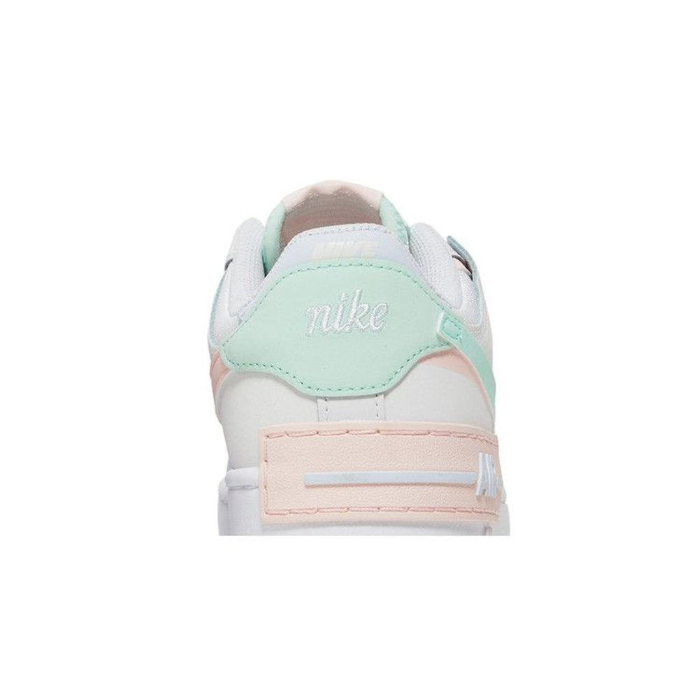 Nike Air Force 1 Low Shadow White Atmosphere Mint Green(W) – detail materiálu | Purekickz