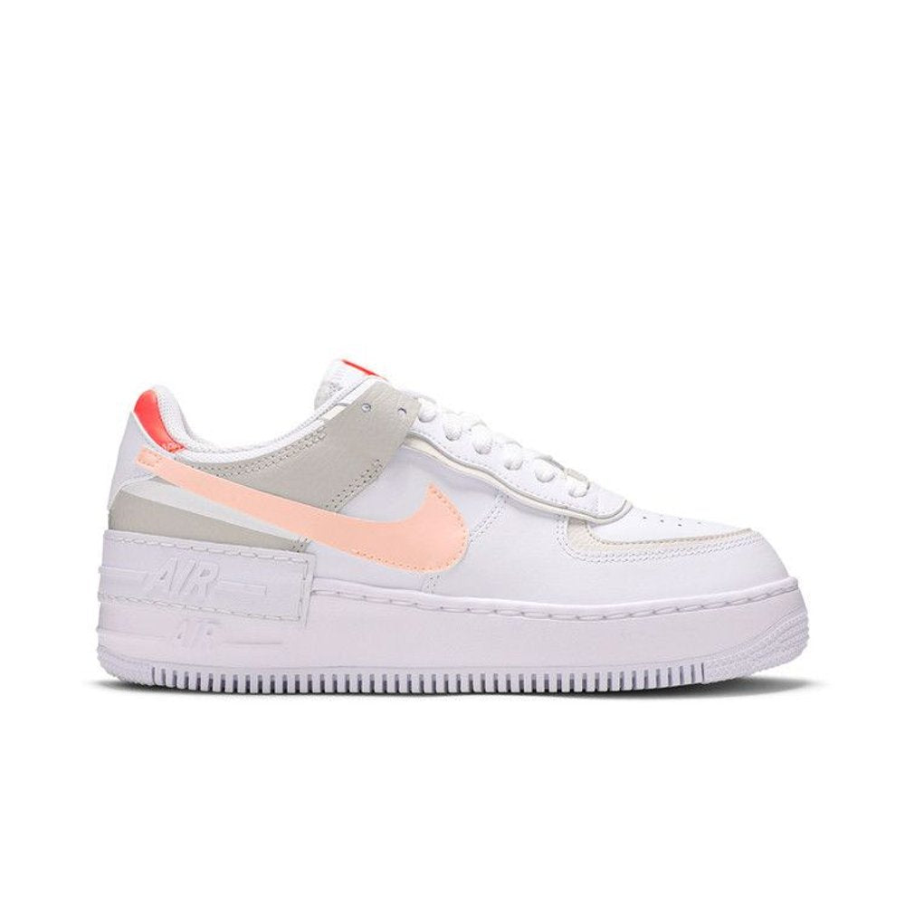 Nike Air Force 1 Low Shadow White Bright Mango (W) – boční pohled | Purekickz