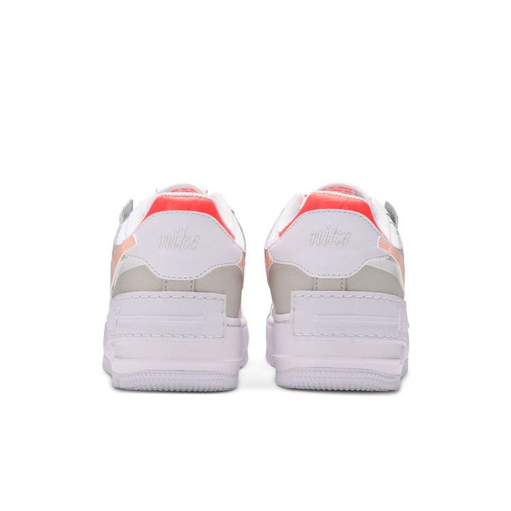 Nike Air Force 1 Low Shadow White Bright Mango (W) – podrážka | Purekickz