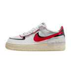 Nike Air Force 1 Low Shadow White Silver Gym Red (Women's) – hlavní pohled | Purekickz